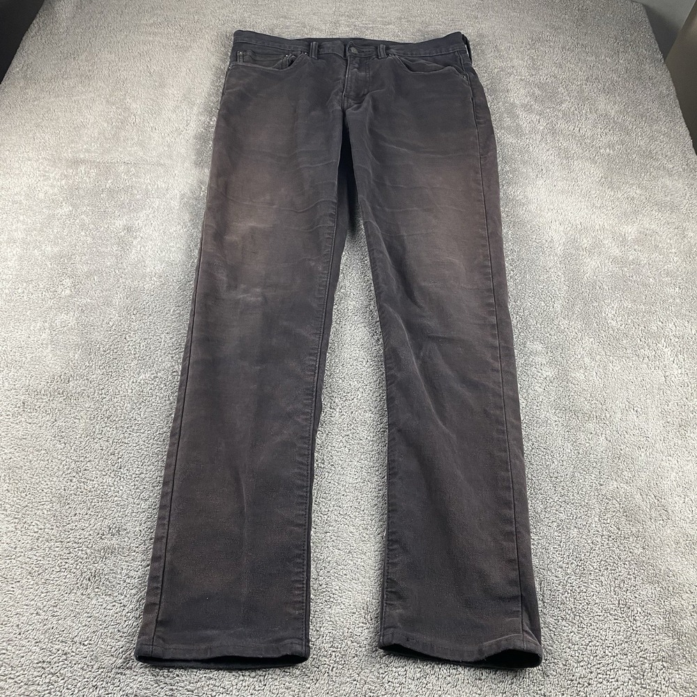 Levis 511 Slim Skinny Fit Jeans Mens 32x31 Gray Faded Low Rise
